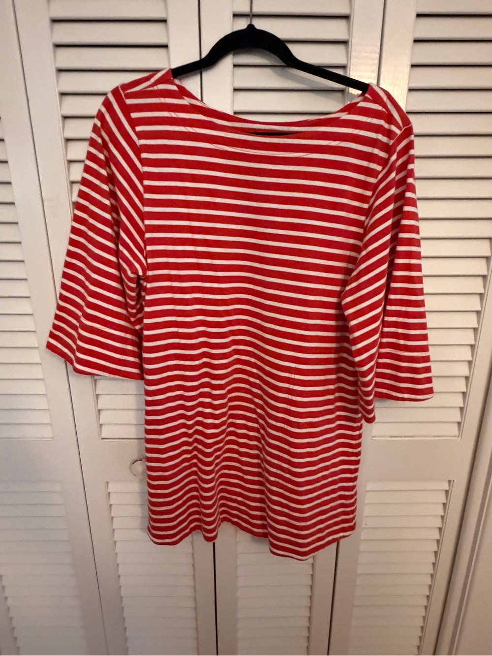Free People Red and White Striped Mini Dress